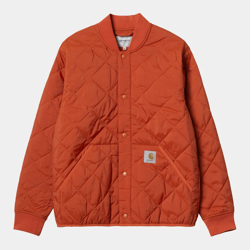 Carhartt WIP Herren Barrow Liner Jacke – Ziegelstein