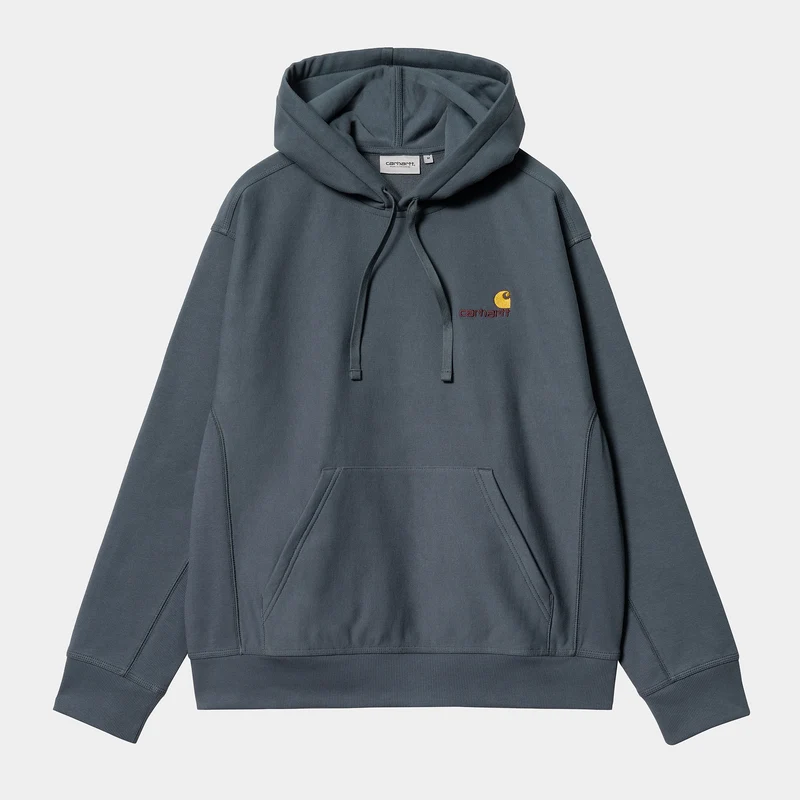 Carhartt WIP Herren American Script Sweatshirt-Hoodie - Zeus