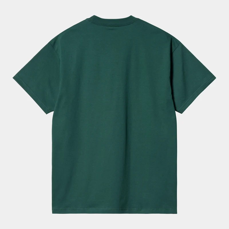 Carhartt WIP Herren-T-Shirt mit Katzenaufklebern – Kerbel