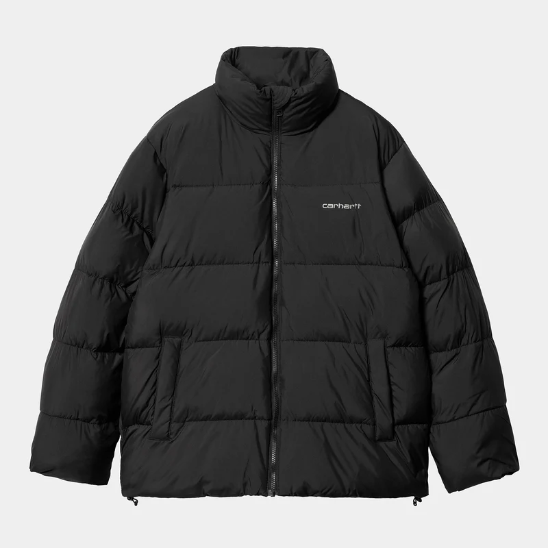 Carhartt WIP Herren Springfield Jacke – Schwarz / Blacksmith