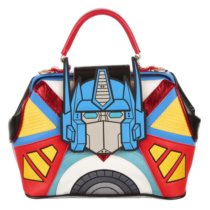 Irregular Choice Frauen Transformers Optimus Prime Tasche - Silber / Rot