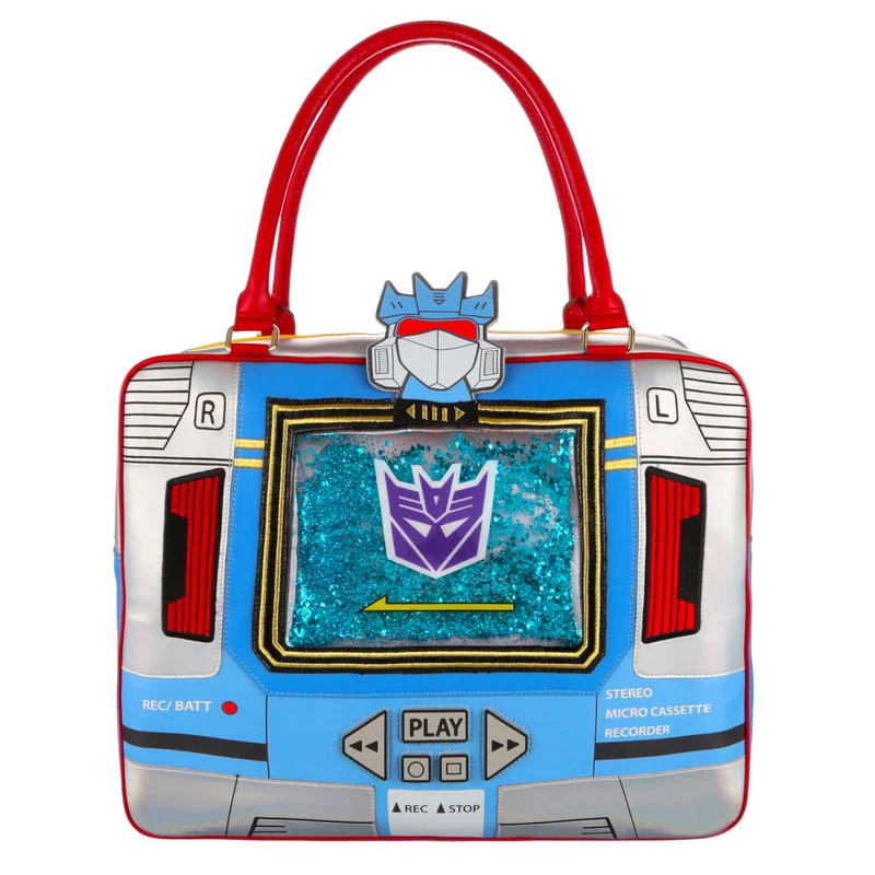 Irregular Choice Frauen Transformers Soundwaves-Tasche – Blau/Silber