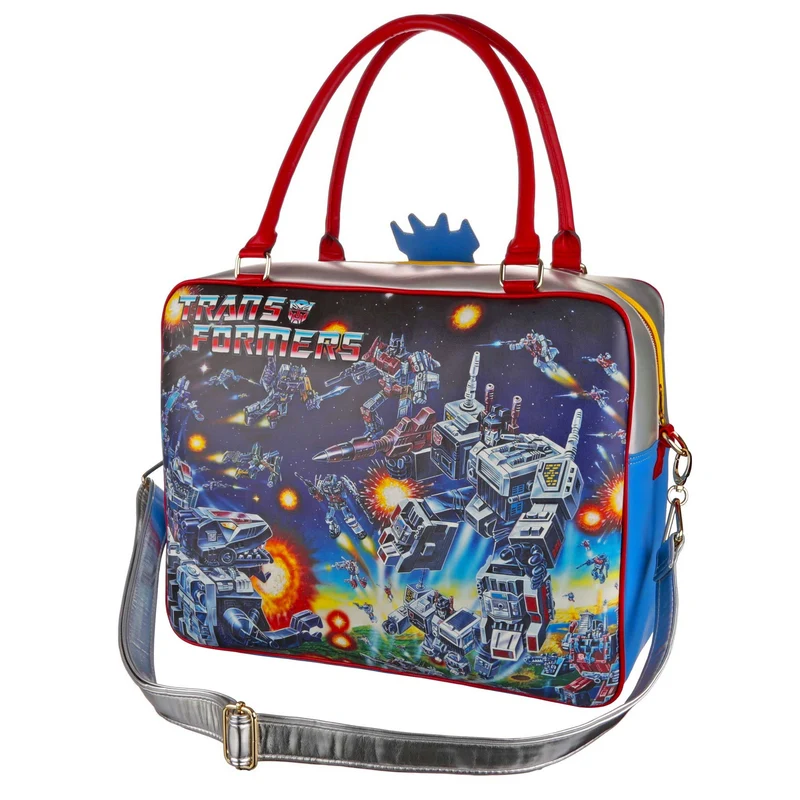Irregular Choice Frauen Transformers Soundwaves-Tasche – Blau/Silber