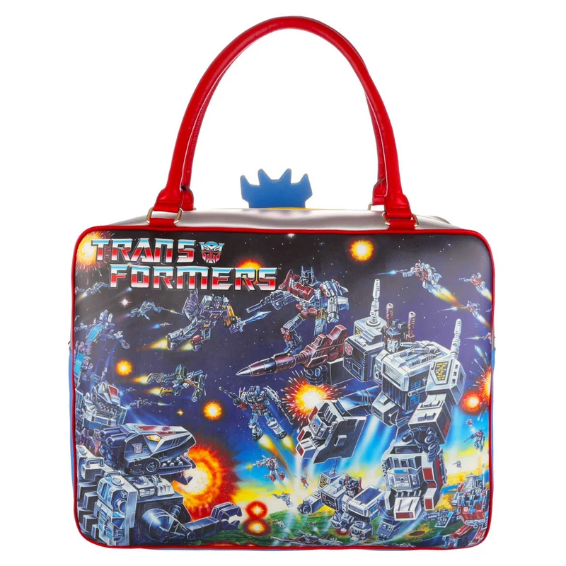 Irregular Choice Frauen Transformers Soundwaves-Tasche – Blau/Silber