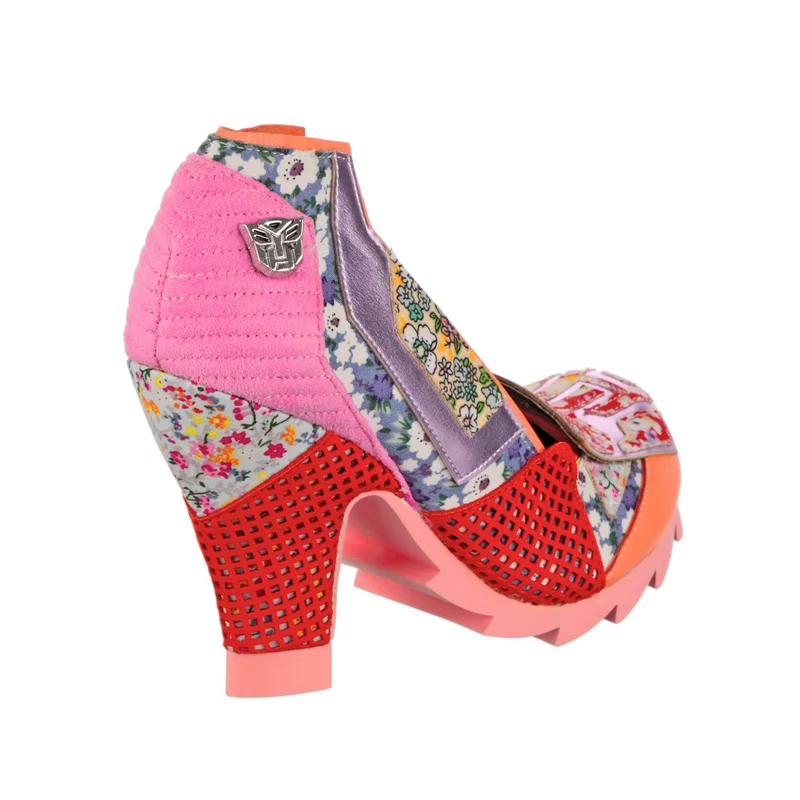 Irregular Choice Frauen Transformers All Sparkle High Heels – Rosa