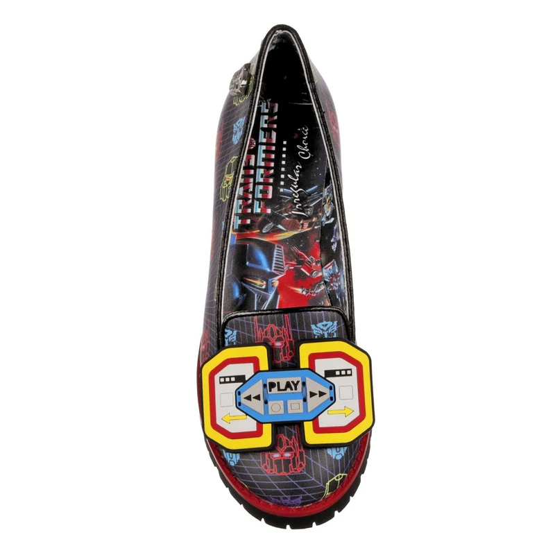 Irregular Choice Frauen Transformers Turn it Up Schuh – Schwarz