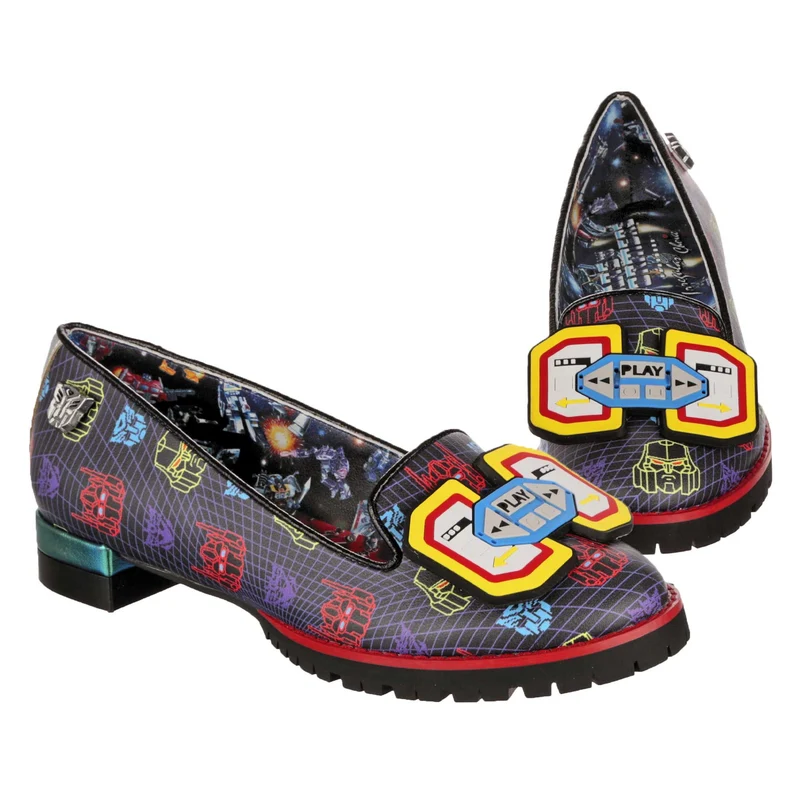 Irregular Choice Frauen Transformers Turn it Up Schuh – Schwarz