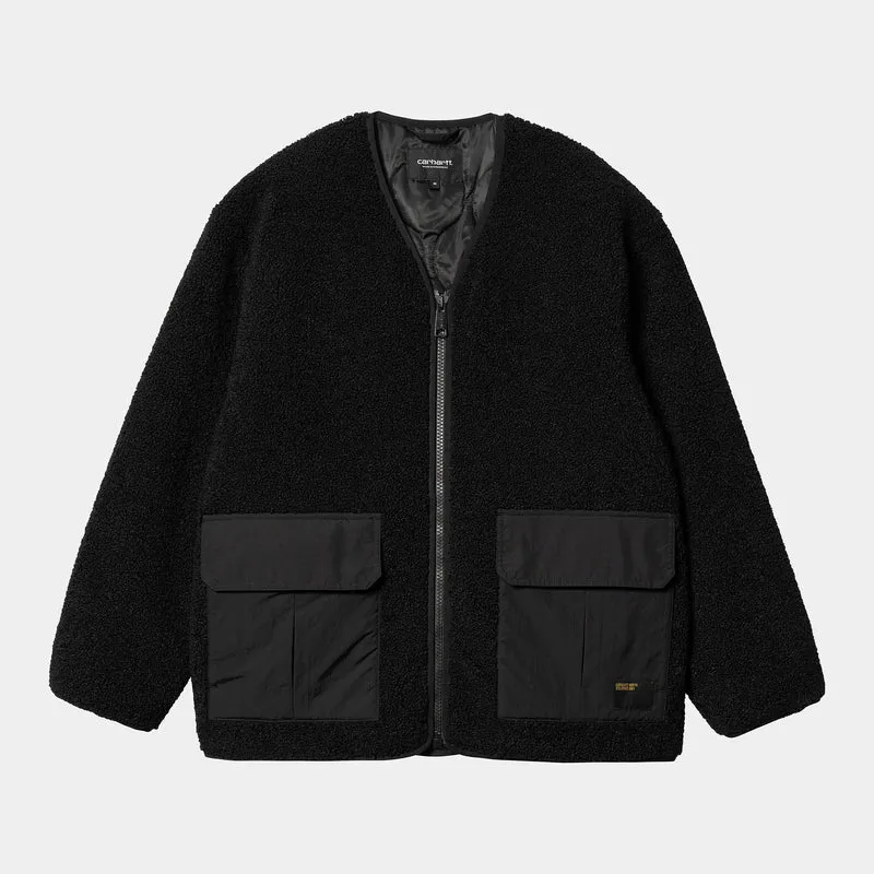 Carhartt WIP Herren Devin Liner Jacke – Schwarz