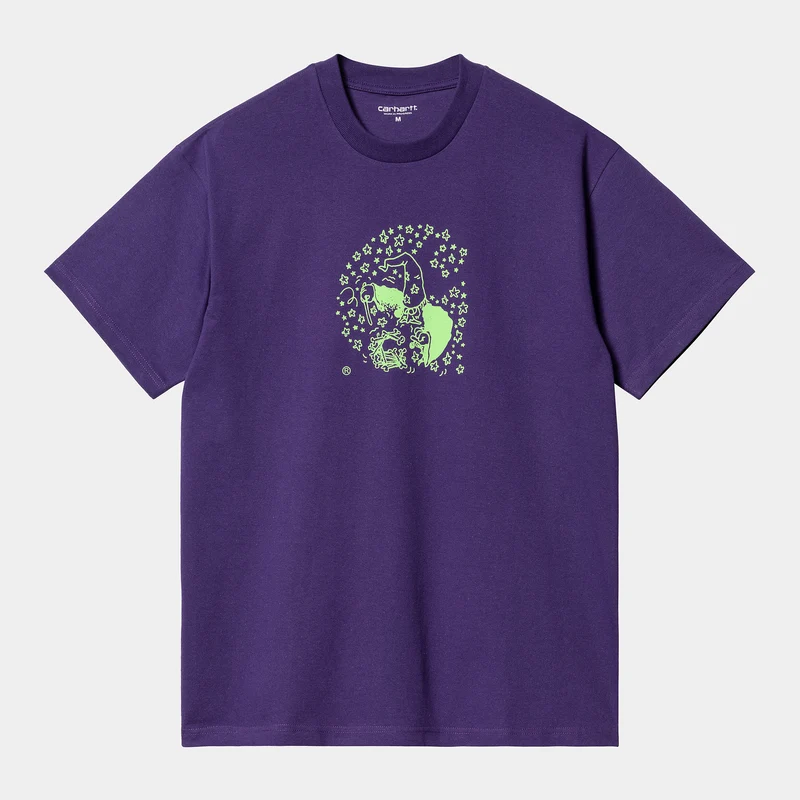 Carhartt WIP Herren Hocus Pocus T-Shirt – Tyrian