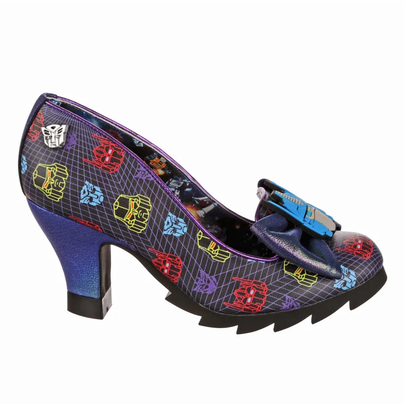 Irregular Choice Frauen Transformers 80er Jahre Baby High Heel - Schwarz