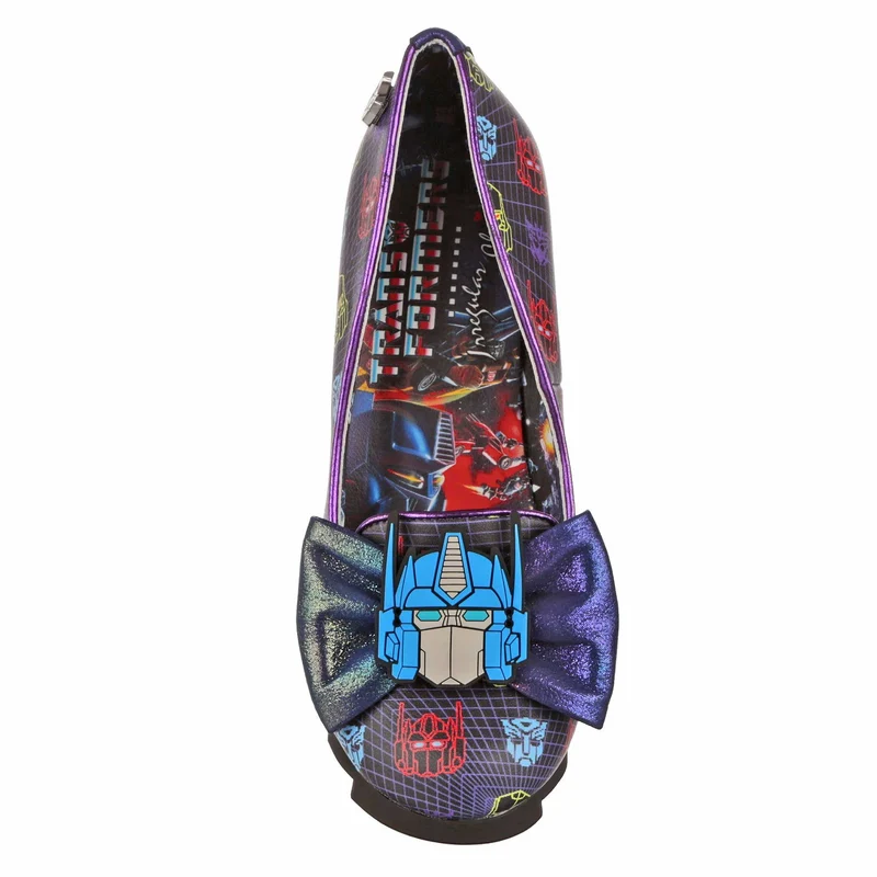 Irregular Choice Frauen Transformers 80er Jahre Baby High Heel - Schwarz
