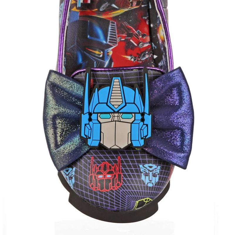 Irregular Choice Frauen Transformers 80er Jahre Baby High Heel - Schwarz
