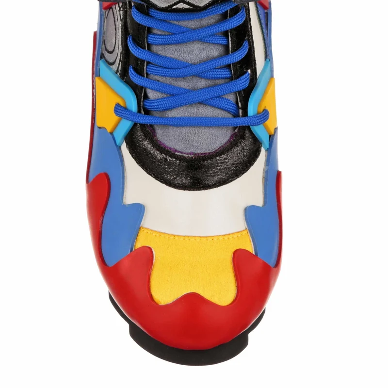 Irregular Choice Frauen Transformers Roll Out High Heel - Blau / Rot