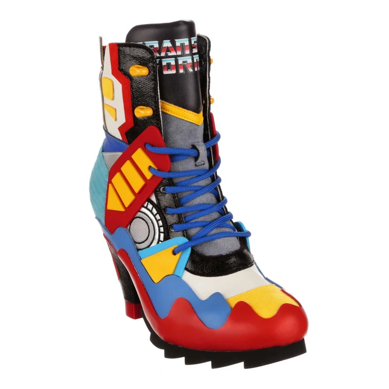 Irregular Choice Frauen Transformers Roll Out High Heel - Blau / Rot