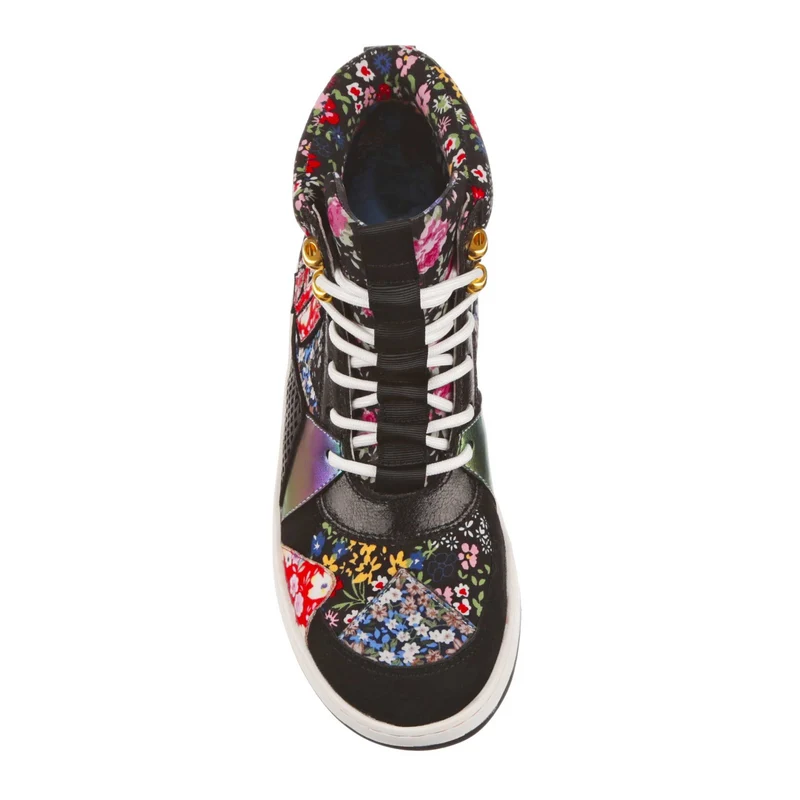 Irregular Choice Frauen Transformers Epic Battle High-Top-Sneaker – Schwarz
