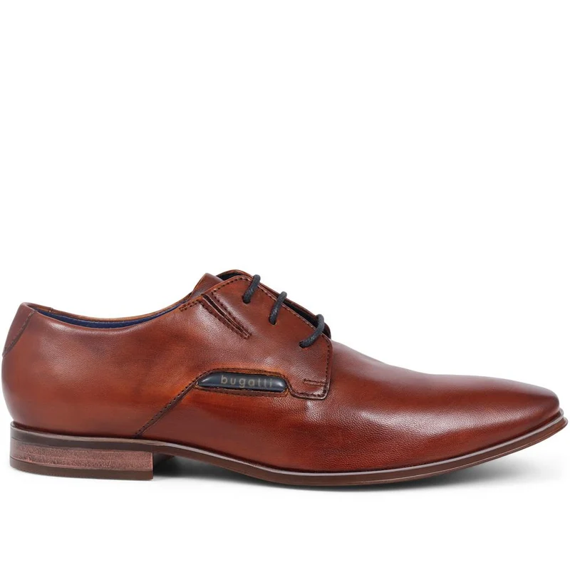 Leather Lace-Up Shoes - BUG39519 / 325 219 - Cognac