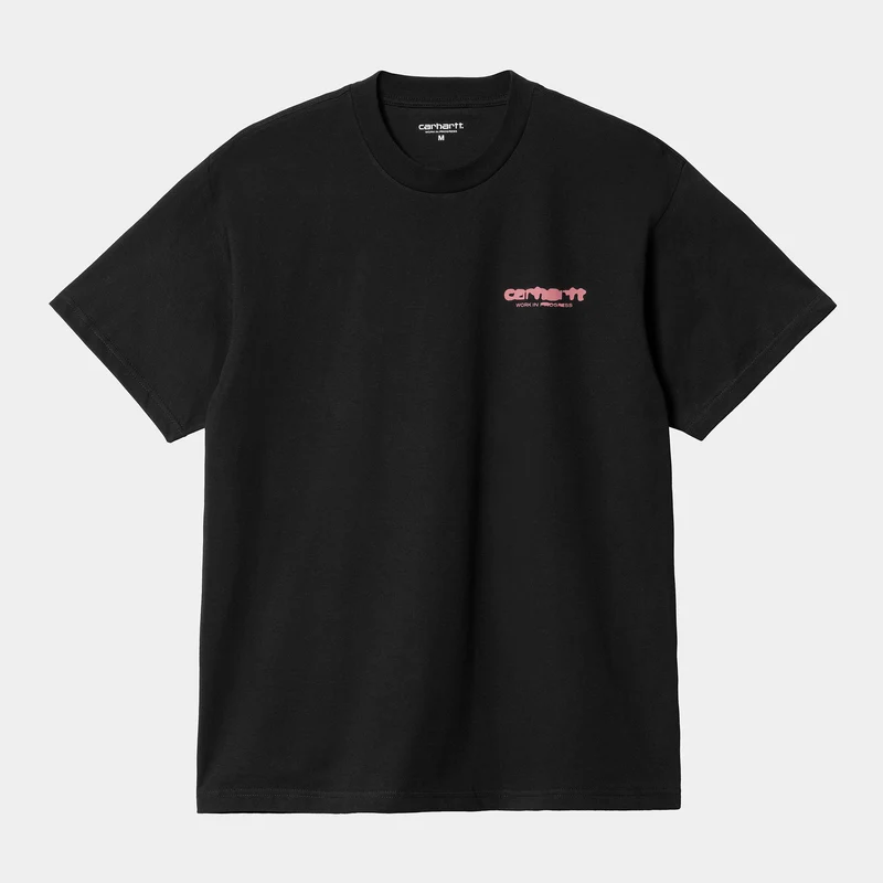 Carhartt WIP Herren Ink Bleed T-Shirt – Schwarz