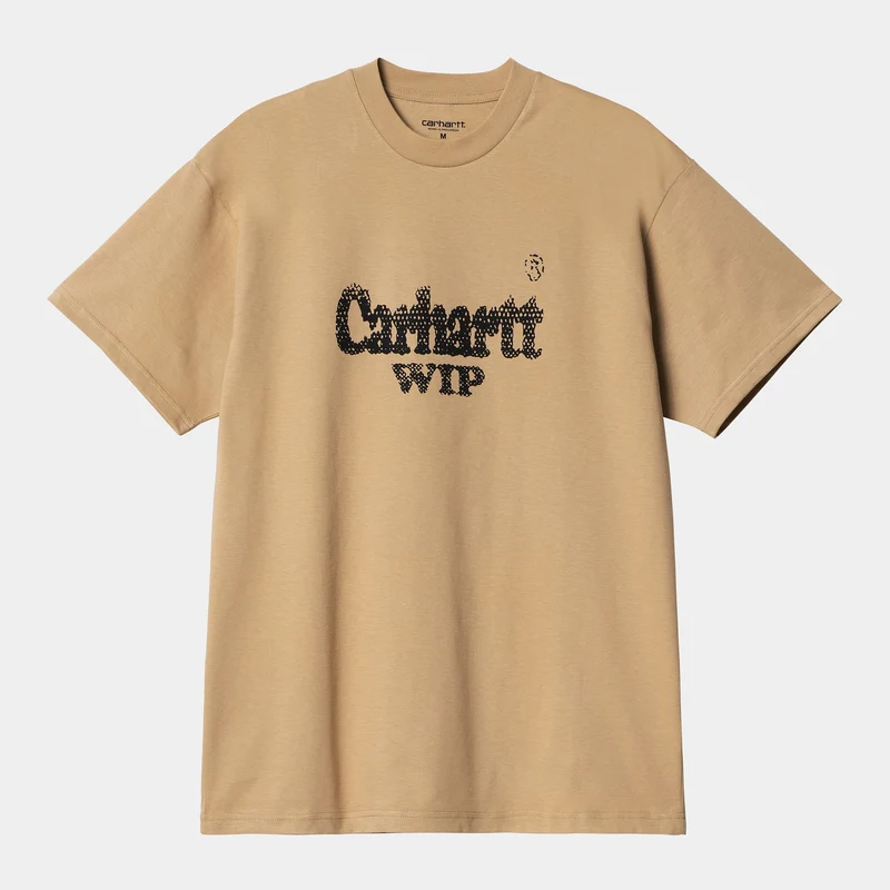 Carhartt WIP Herren Spree Halftone T-Shirt – Hamilton Brown