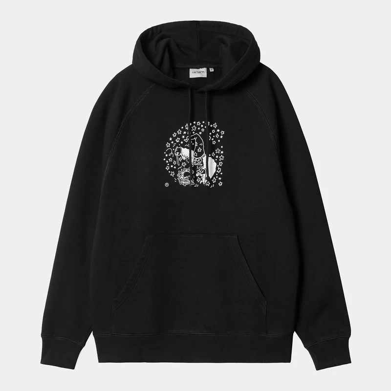 Carhartt WIP Hocus Pocus Kapuzenpullover für Herren – Schwarz