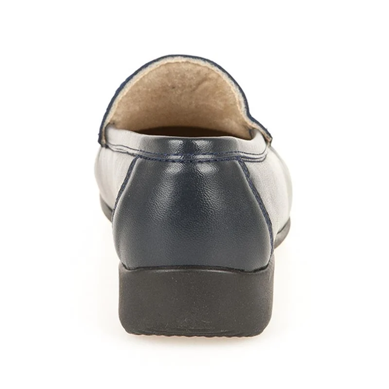 Smart Leather Loafers - CONT2400 / 309 091 - Navy