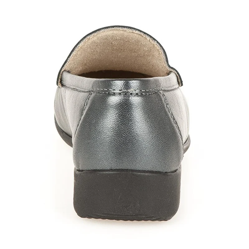 Smart Leather Loafers - CONT2400 / 309 091 - Pewter