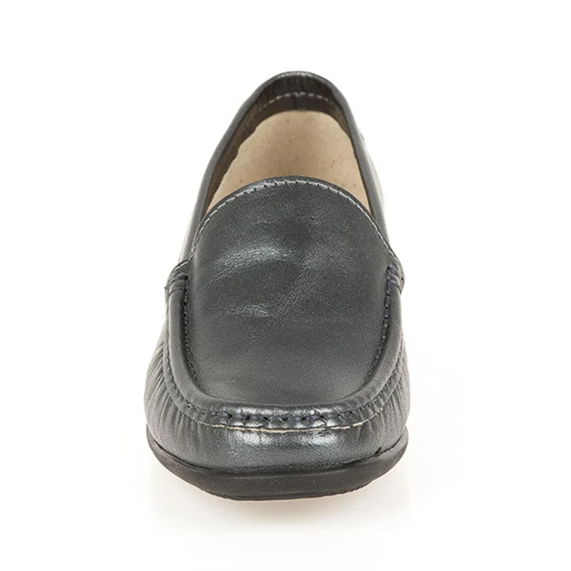 Smart Leather Loafers - CONT2400 / 309 091 - Pewter