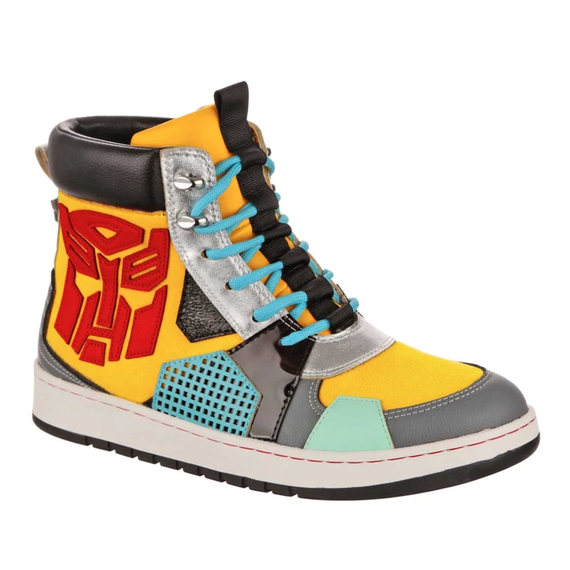 Irregular Choice Frauen Transformers Sting Like A Bee High-Top-Trainer – Gelb