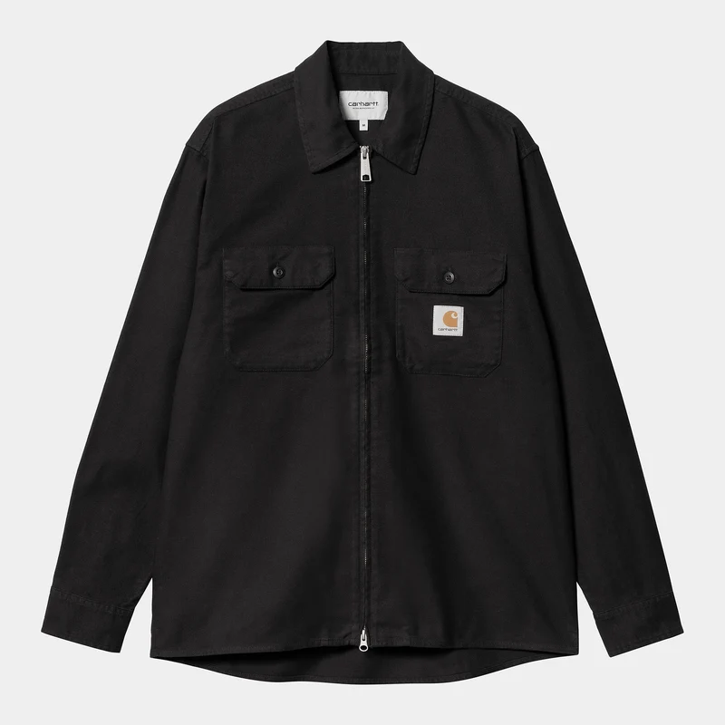 Carhartt WIP Herren-Milford-Hemd – Schwarz