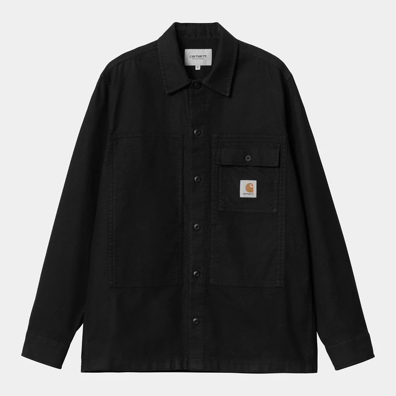Carhartt WIP Herren-Charter-Hemd – Schwarz