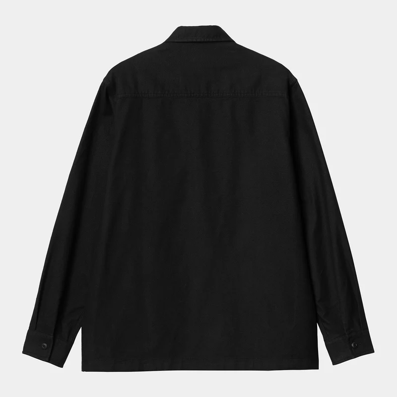 Carhartt WIP Herren-Charter-Hemd – Schwarz