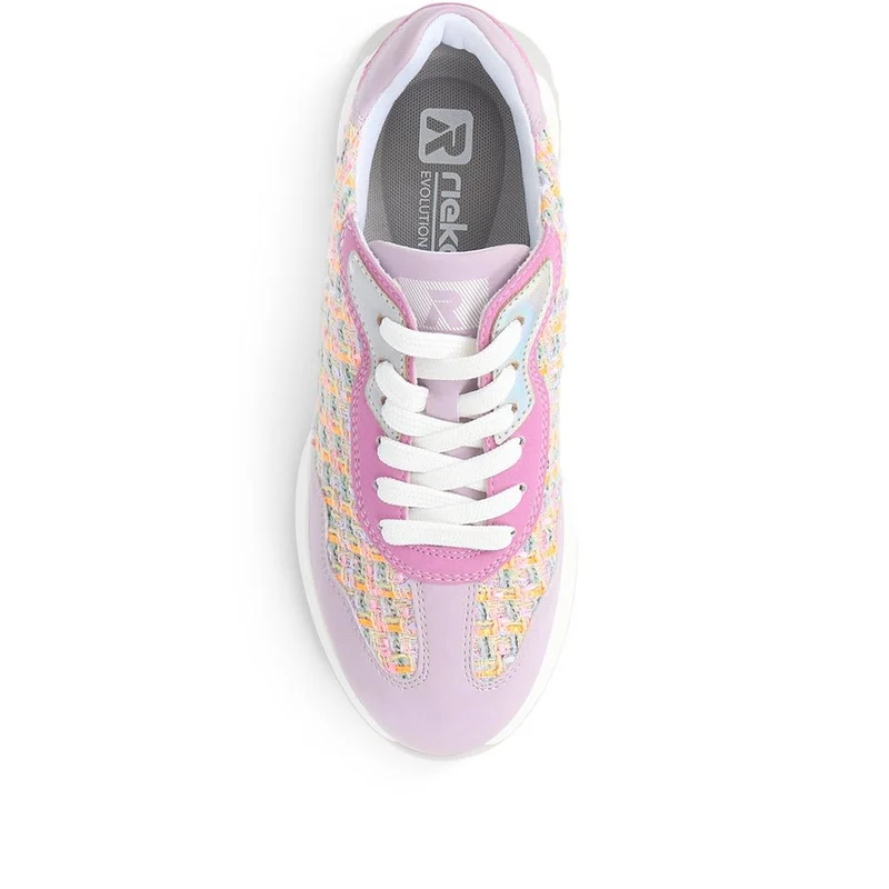 Lace Up Trainers - RKR39542 / 325 038 - Pink Multi
