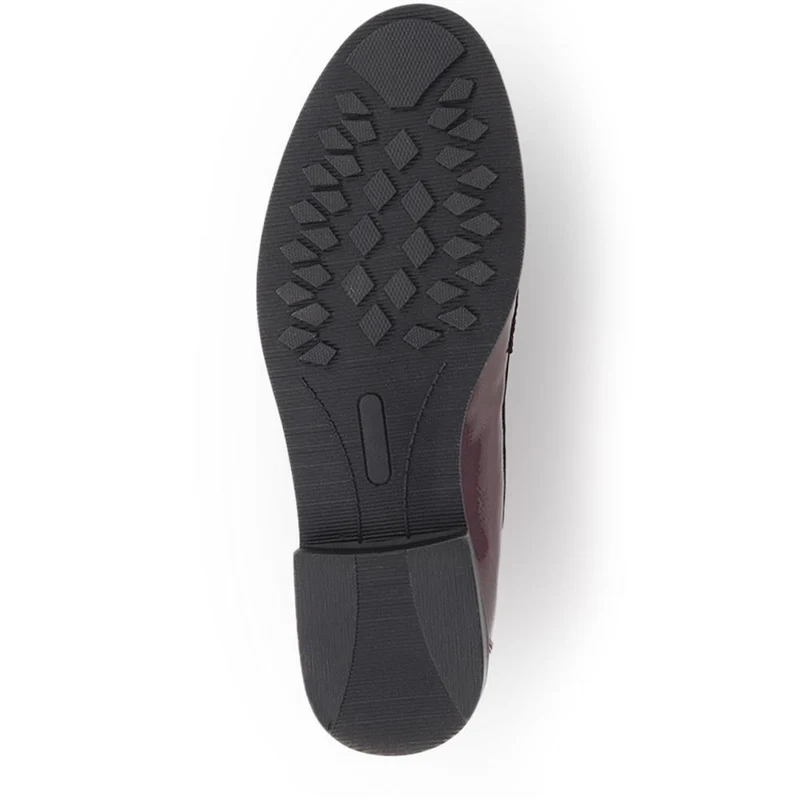 Slip-On Patent Loafers - WBINS40089 / 325 988 - Burgundy Patent