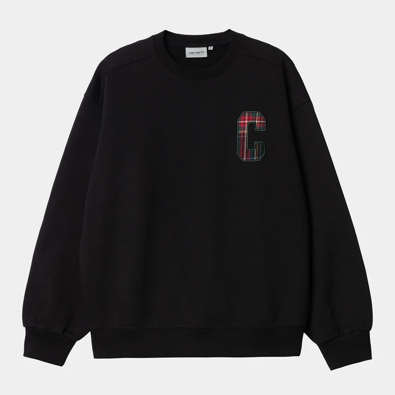 Carhartt WIP Herren Wiles Sweat Top – Schwarz