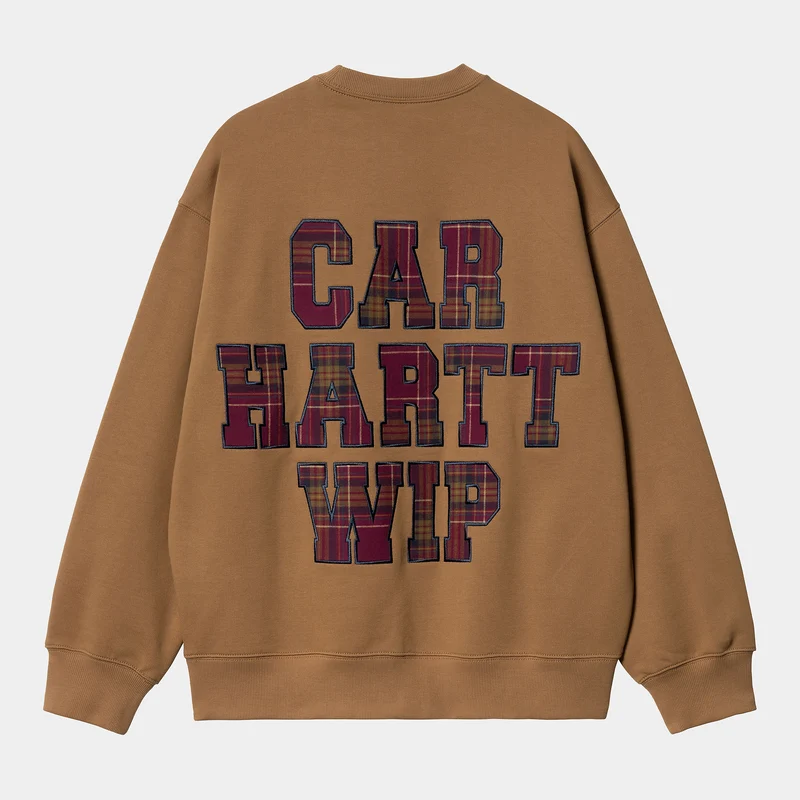 Carhartt WIP Herren Wiles Sweat Top – Hamilton Brown