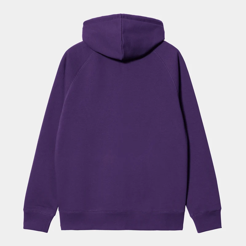 Carhartt WIP Chase-Jacke für Herren mit Kapuze – Tyrian