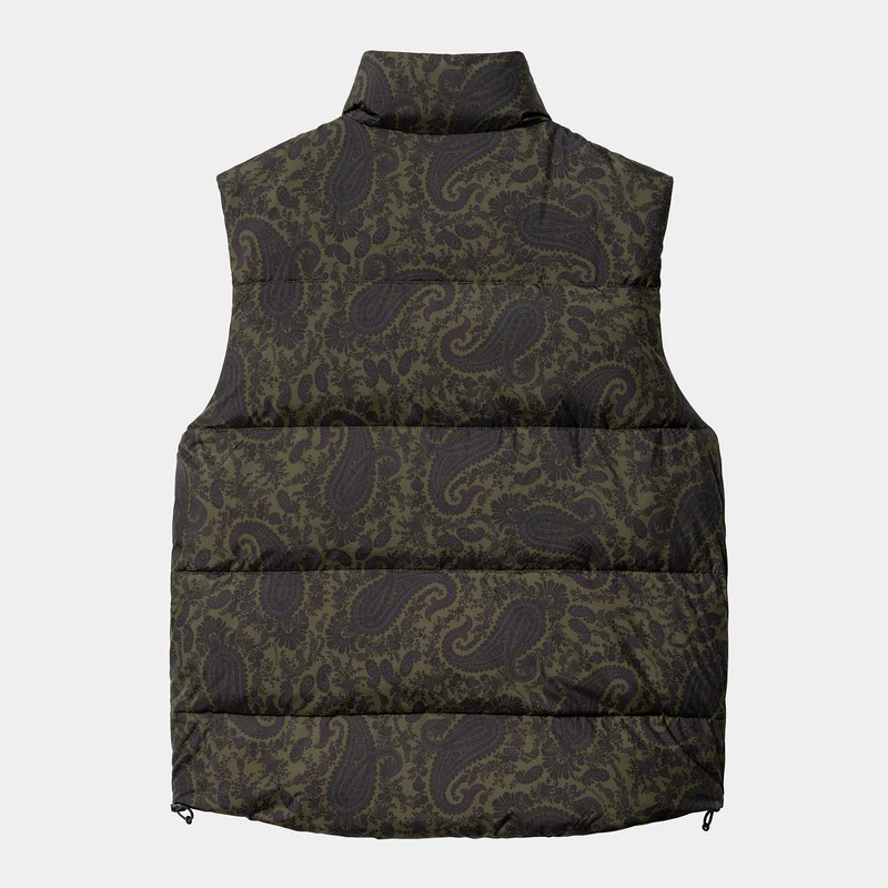 Carhartt WIP Herren-Springfield-Weste – Pflanzen-Paisley-Druck