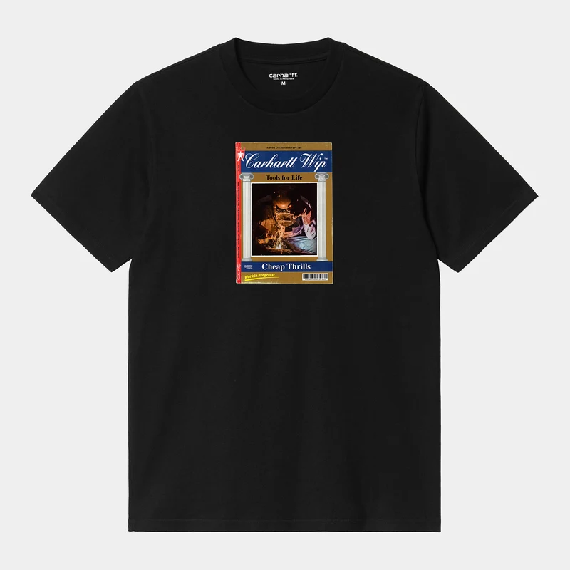 Carhartt WIP Herren Cheap Thrills T-Shirt – Schwarz