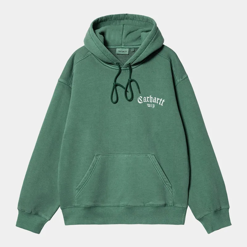 Carhartt WIP Herren-Hoodie mit Onyx-Schriftzug – Kerbel