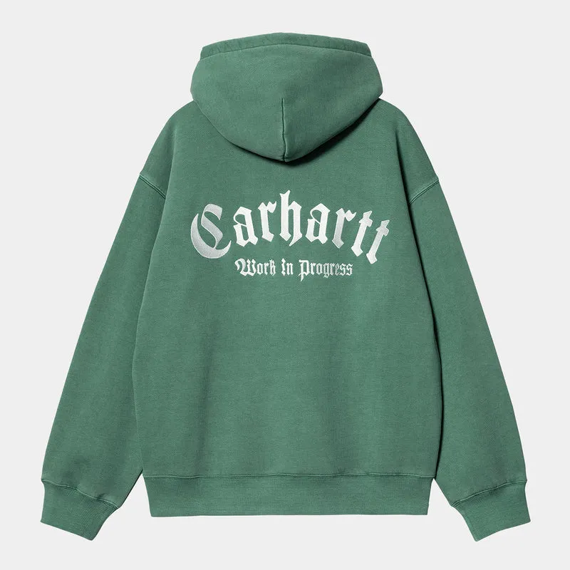 Carhartt WIP Herren-Hoodie mit Onyx-Schriftzug – Kerbel