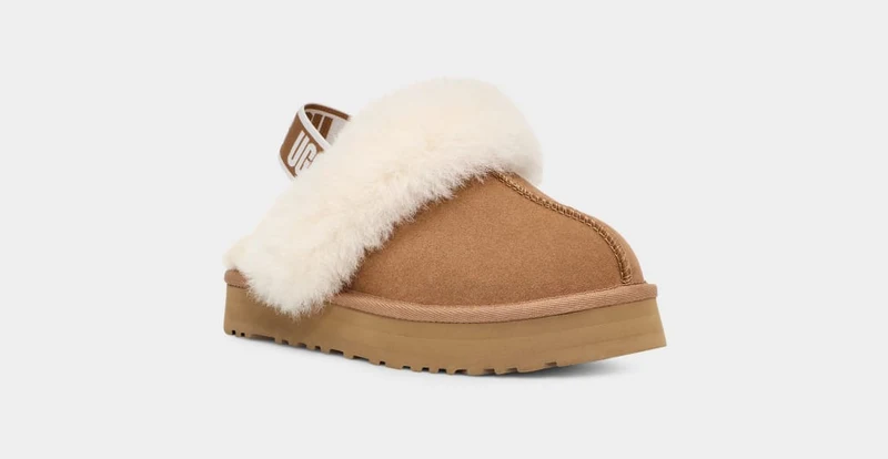 UGG Kinder-Funkette-Hausschuhe – Kastanie