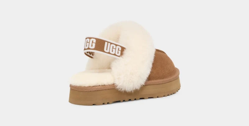 UGG Kinder-Funkette-Hausschuhe – Kastanie