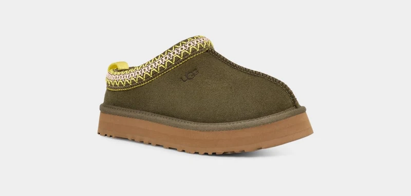 UGG Tazz-Hausschuhe für Kinder – gebranntes Olivgrün
