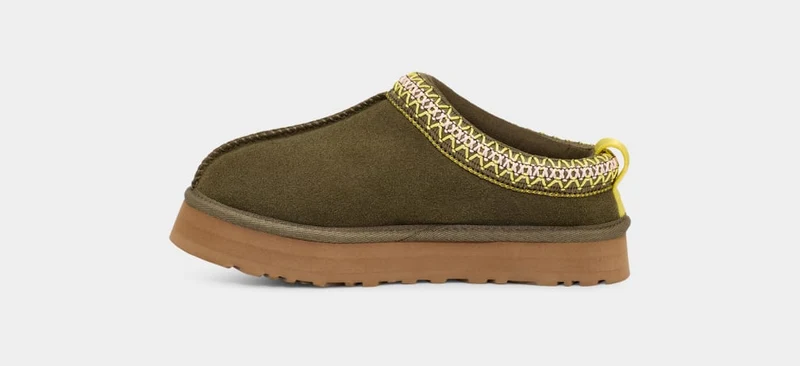 UGG Tazz-Hausschuhe für Kinder – gebranntes Olivgrün