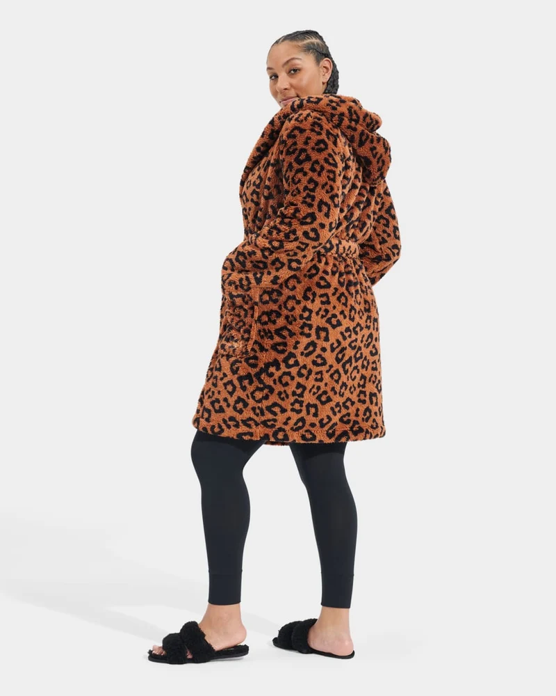 UGG Aarti-Morgenmantel für Damen – Cider Leopard
