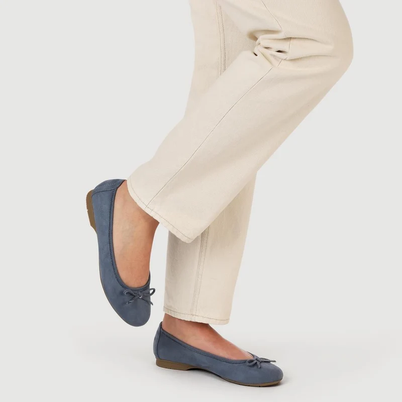 Short-Heeled Casual Pumps - JANSP41001 / 326 782 - Blue