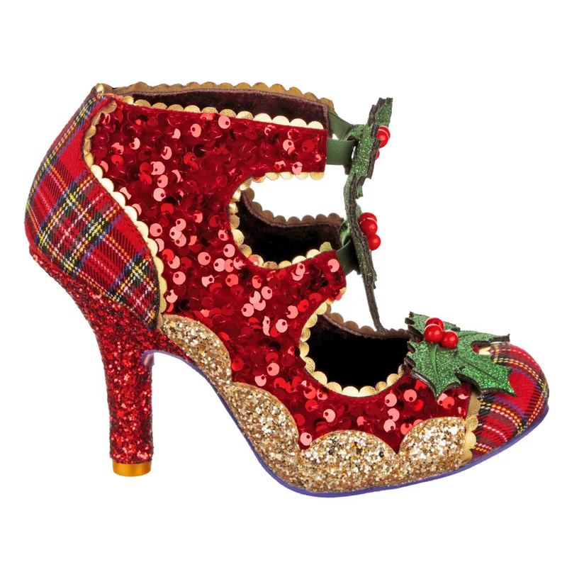 Irregular Choice Damen Holly Jolly High Heel - Rot