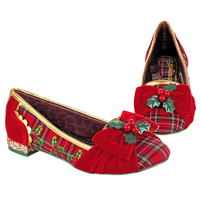 Irregular Choice Damen Hello Holly Flats - Rot