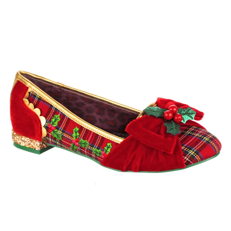 Irregular Choice Damen Hello Holly Flats - Rot