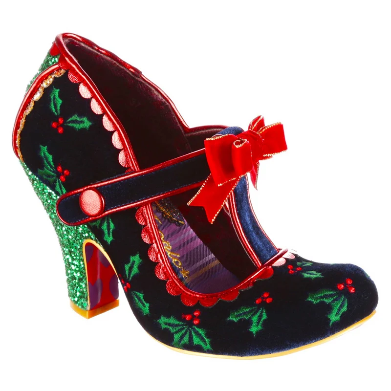 Irregular Choice Damen Perfect Parcel High Heel – Marineblau