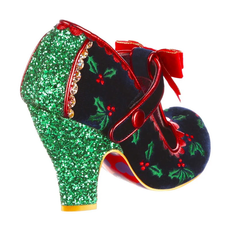 Irregular Choice Damen Perfect Parcel High Heel – Marineblau